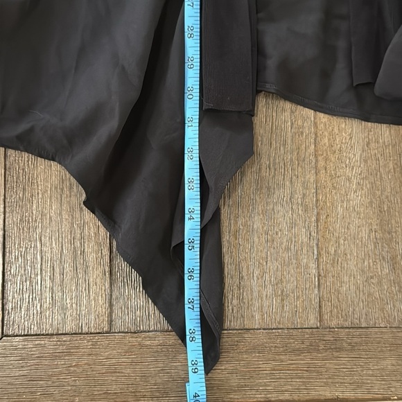 Torrid Long Sleeve Mixed Media Open Cardigan Black - Picture 9 of 9